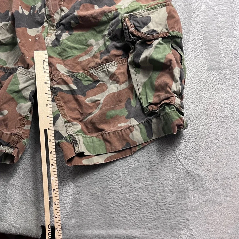 Polo Ralph Lauren Mens Camo Cargo Shorts Size 38 Woodland Camouflage Military